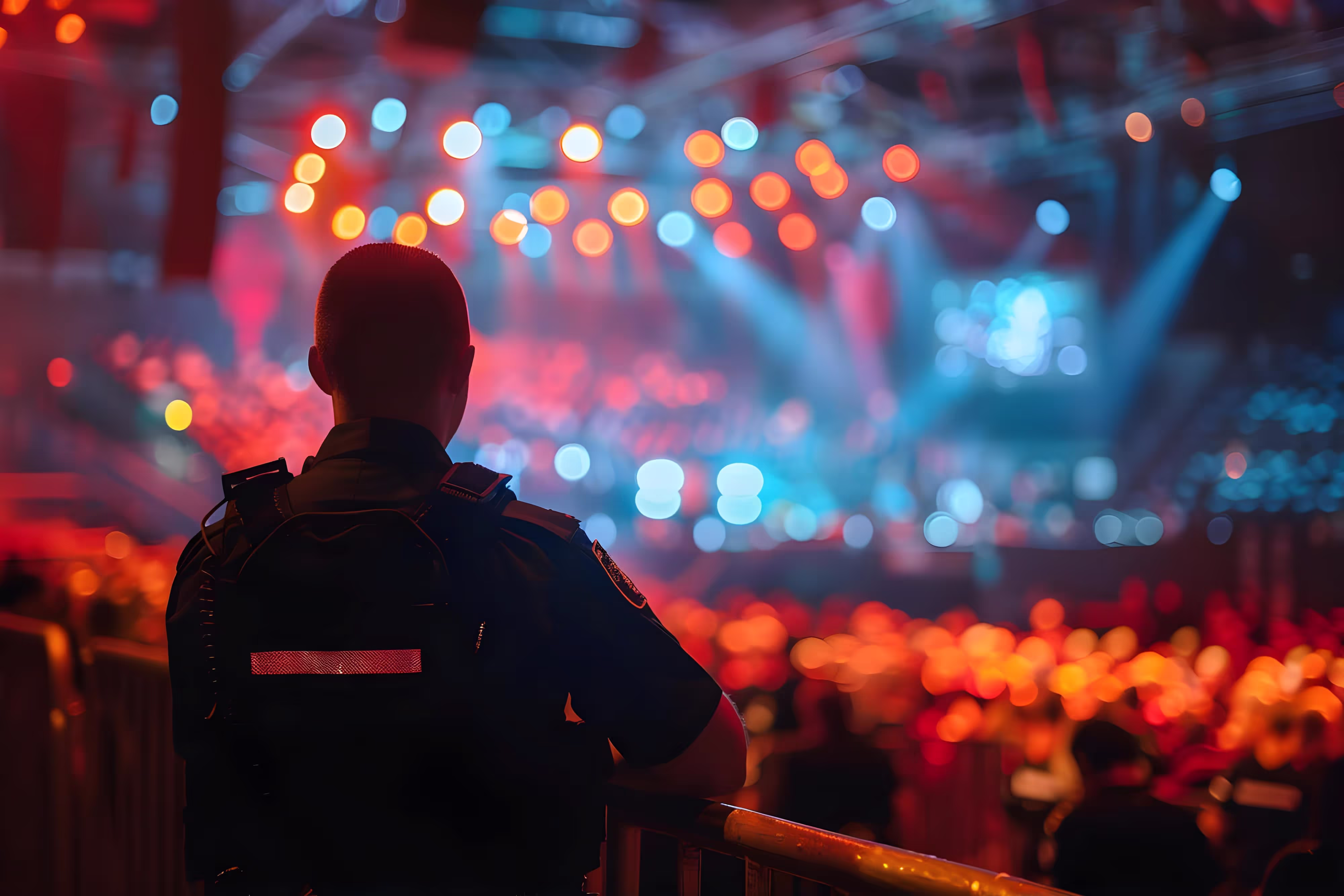 Security guards at event