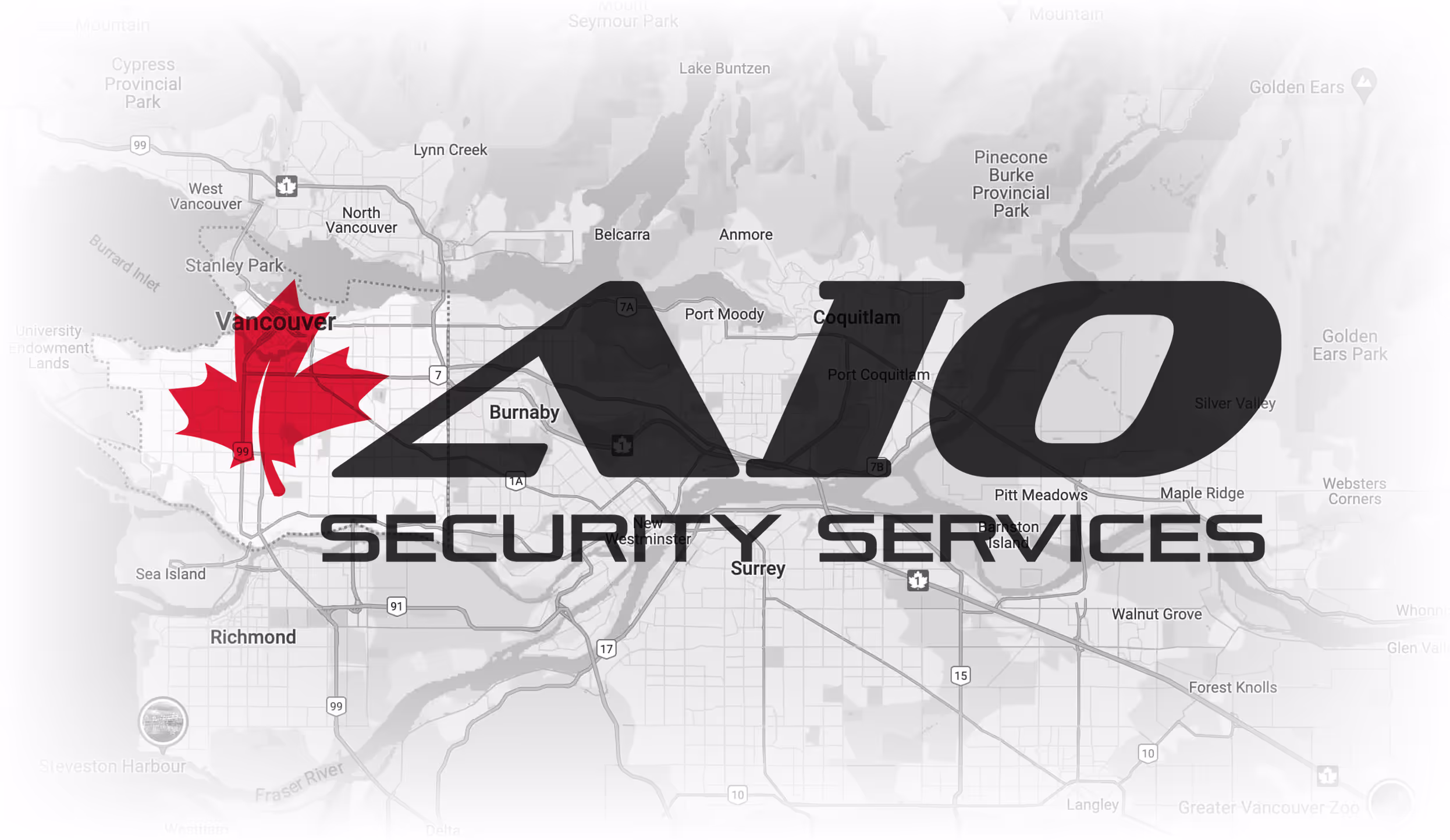 AIO logo with map